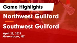 Northwest Guilford  vs Southwest Guilford Game Highlights - April 25, 2024