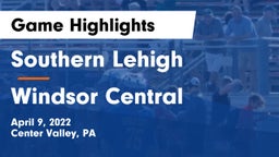 Southern Lehigh  vs Windsor Central  Game Highlights - April 9, 2022