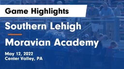 Southern Lehigh  vs Moravian Academy Game Highlights - May 12, 2022