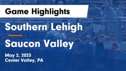 Southern Lehigh  vs Saucon Valley  Game Highlights - May 2, 2023