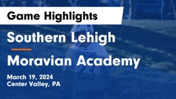 Southern Lehigh  vs Moravian Academy  Game Highlights - March 19, 2024