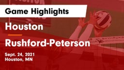 Houston  vs Rushford-Peterson  Game Highlights - Sept. 24, 2021