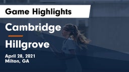Cambridge  vs Hillgrove  Game Highlights - April 28, 2021