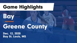 Bay  vs Greene County  Game Highlights - Dec. 12, 2020