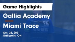 Gallia Academy vs Miami Trace Game Highlights - Oct. 26, 2021