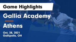 Gallia Academy vs Athens Game Highlights - Oct. 28, 2021
