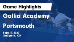 Gallia Academy vs Portsmouth  Game Highlights - Sept. 6, 2022