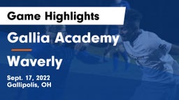 Gallia Academy vs Waverly  Game Highlights - Sept. 17, 2022