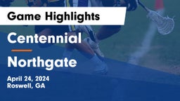 Centennial  vs Northgate  Game Highlights - April 24, 2024