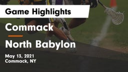 Commack  vs North Babylon  Game Highlights - May 13, 2021