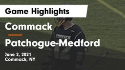 Commack  vs Patchogue-Medford  Game Highlights - June 2, 2021