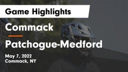 Commack  vs Patchogue-Medford  Game Highlights - May 7, 2022