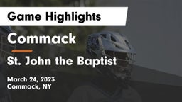 Commack  vs St. John the Baptist  Game Highlights - March 24, 2023