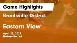 Brentsville District  vs Eastern View  Game Highlights - April 25, 2022