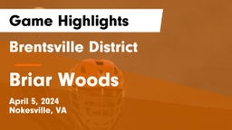 Brentsville District  vs Briar Woods  Game Highlights - April 5, 2024