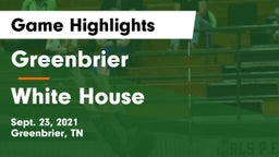 Greenbrier  vs White House  Game Highlights - Sept. 23, 2021
