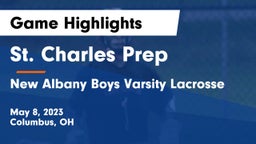 St. Charles Prep vs New Albany Boys Varsity Lacrosse Game Highlights - May 8, 2023