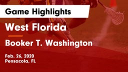 West Florida  vs Booker T. Washington  Game Highlights - Feb. 26, 2020