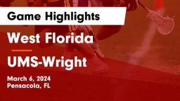 West Florida  vs UMS-Wright  Game Highlights - March 6, 2024