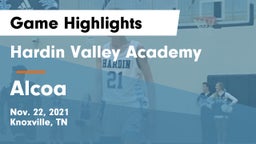 Hardin Valley Academy vs Alcoa  Game Highlights - Nov. 22, 2021