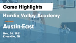 Hardin Valley Academy vs Austin-East  Game Highlights - Nov. 24, 2021