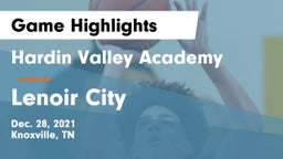 Hardin Valley Academy vs Lenoir City  Game Highlights - Dec. 28, 2021