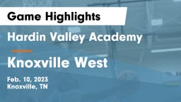 Hardin Valley Academy vs Knoxville West  Game Highlights - Feb. 10, 2023