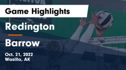Redington  vs Barrow  Game Highlights - Oct. 21, 2022