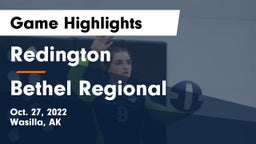Redington  vs Bethel Regional   Game Highlights - Oct. 27, 2022