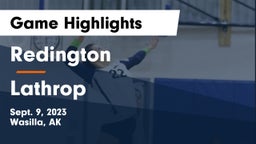 Redington  vs Lathrop  Game Highlights - Sept. 9, 2023