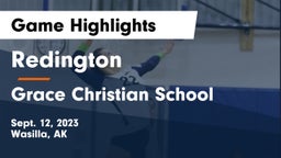 Redington  vs Grace Christian School Game Highlights - Sept. 12, 2023