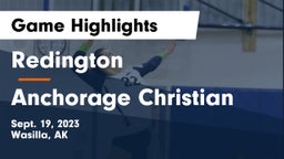 Redington  vs Anchorage Christian  Game Highlights - Sept. 19, 2023
