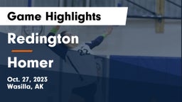 Redington  vs Homer  Game Highlights - Oct. 27, 2023