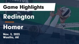 Redington  vs Homer  Game Highlights - Nov. 3, 2023