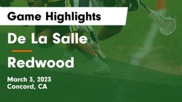 De La Salle  vs Redwood  Game Highlights - March 3, 2023