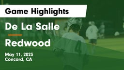 De La Salle  vs Redwood  Game Highlights - May 11, 2023