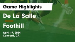 De La Salle  vs Foothill Game Highlights - April 19, 2024