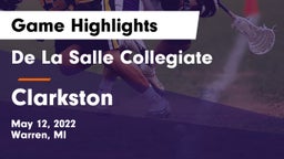 De La Salle Collegiate vs Clarkston  Game Highlights - May 12, 2022