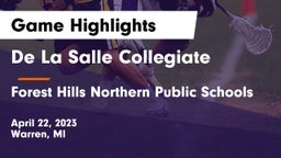 De La Salle Collegiate vs Forest Hills Northern Public Schools Game Highlights - April 22, 2023
