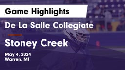 De La Salle Collegiate vs Stoney Creek  Game Highlights - May 4, 2024