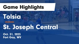 Tolsia  vs St. Joseph Central  Game Highlights - Oct. 31, 2023