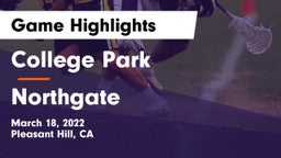 College Park  vs Northgate  Game Highlights - March 18, 2022