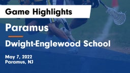 Paramus  vs Dwight-Englewood School Game Highlights - May 7, 2022