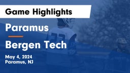 Paramus  vs Bergen Tech  Game Highlights - May 4, 2024