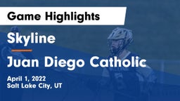 Skyline  vs Juan Diego Catholic  Game Highlights - April 1, 2022