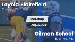Matchup: Loyola Blakefield vs. Gilman School 2019