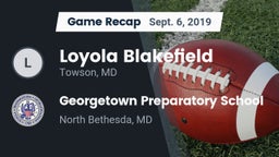 Recap: Loyola Blakefield  vs. Georgetown Preparatory School 2019