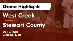 West Creek  vs Stewart County  Game Highlights - Dec. 3, 2021