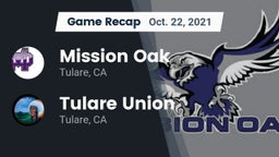 Recap: Mission Oak  vs. Tulare Union  2021