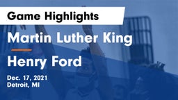 Martin Luther King  vs Henry Ford Game Highlights - Dec. 17, 2021
